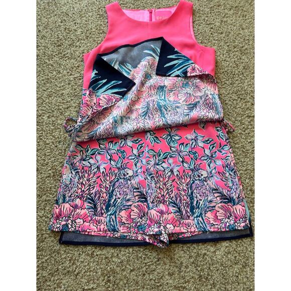 Lilly Pulitzer Lucky Lady Donna Romper/Dress size 2, Built in shorts - Picture 9 of 13
